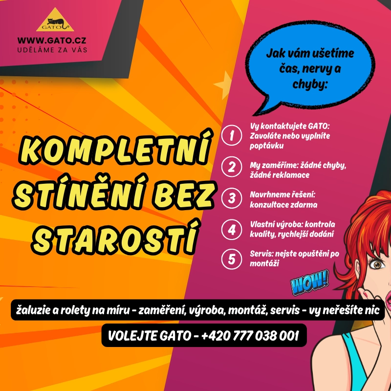 Žaluzie na míru včetně zaměření a montáže, Praha 15