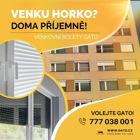 Profesionální venkovní rolety na míru včetně zaměření a montáže, Praha