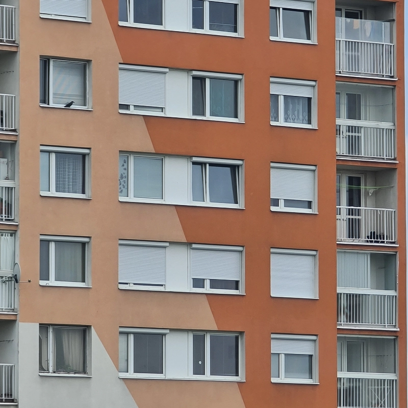 Venkovní roleta, hliníková lamela s polyuretanem