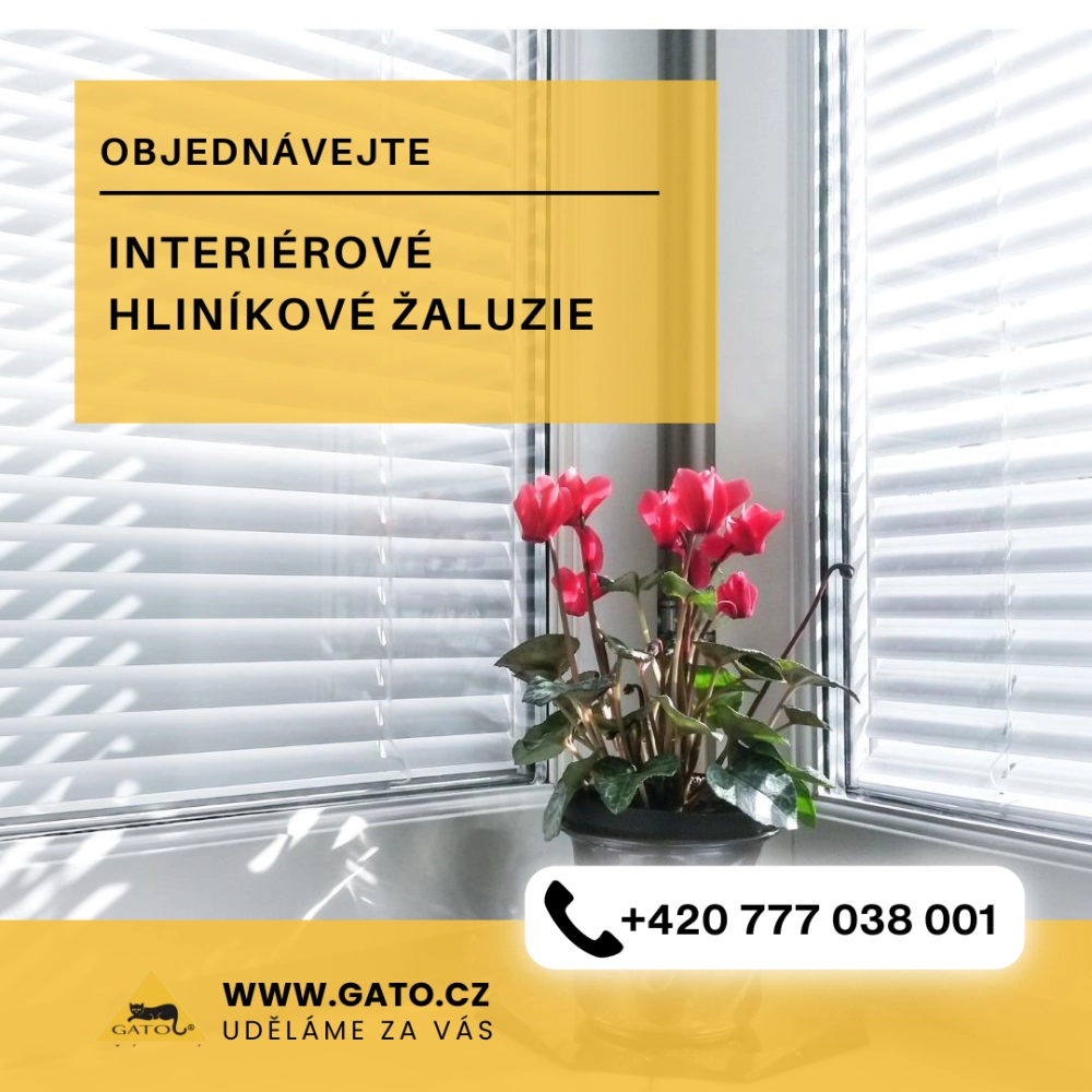Interiérové horizontální žaluzie všech typů