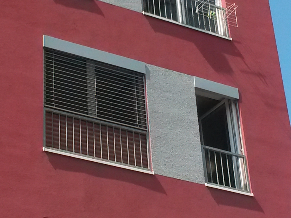 Venkovní žaluzie, lamela ve tvaru C